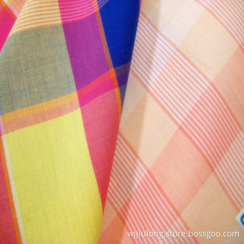 100% Cotton Check and Plaid Yarn Dyed
